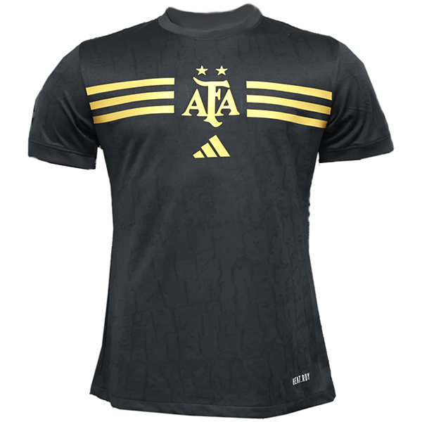 Argentina special player jersey soccer uniform men's black football kit tops sports shirt 2023-2024